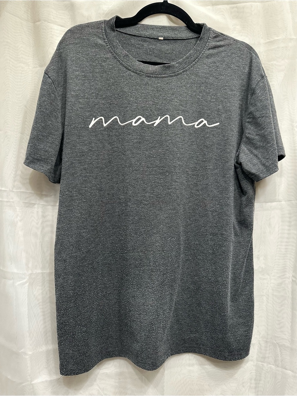 Mama Graphic Tee - Charcoal Gray Tee